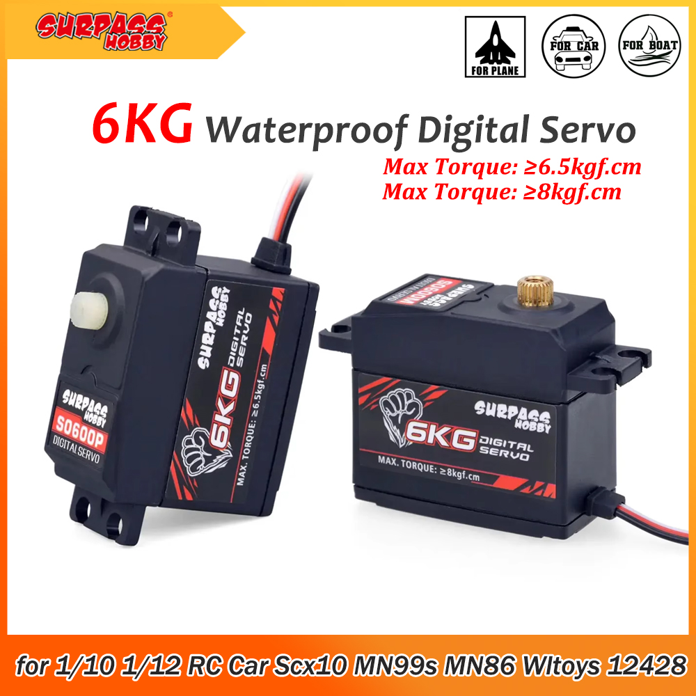 Rc Hobby Online - Surpass Hobby 6KG Waterproof Digital Servo
