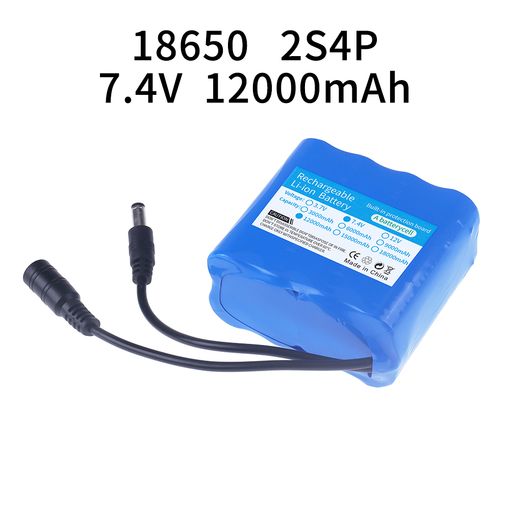 2S4P 18650 Lithium Battery 7.4 - Rc Hobby Boat recension och pris
