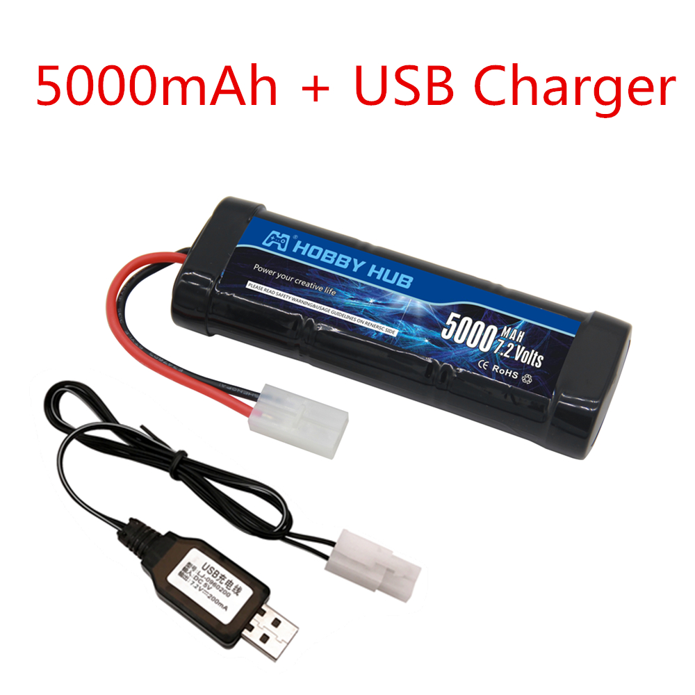 New 7.2V Battery 5000/6800mAh  - Rc Hobby Boat recension och pris