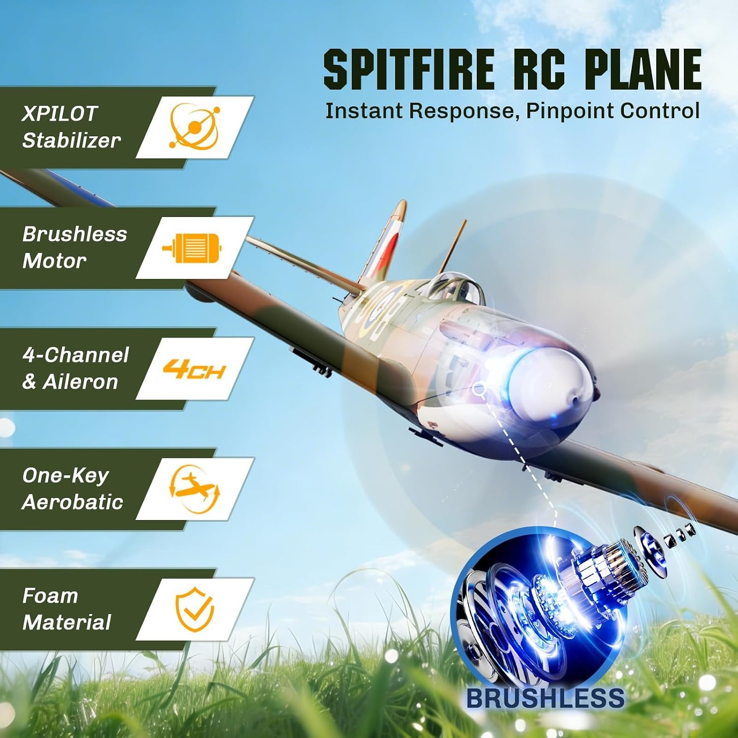 Brushless RC Plane VOLANTEXR S - Rc Planes Horizon Hobby recension och pris