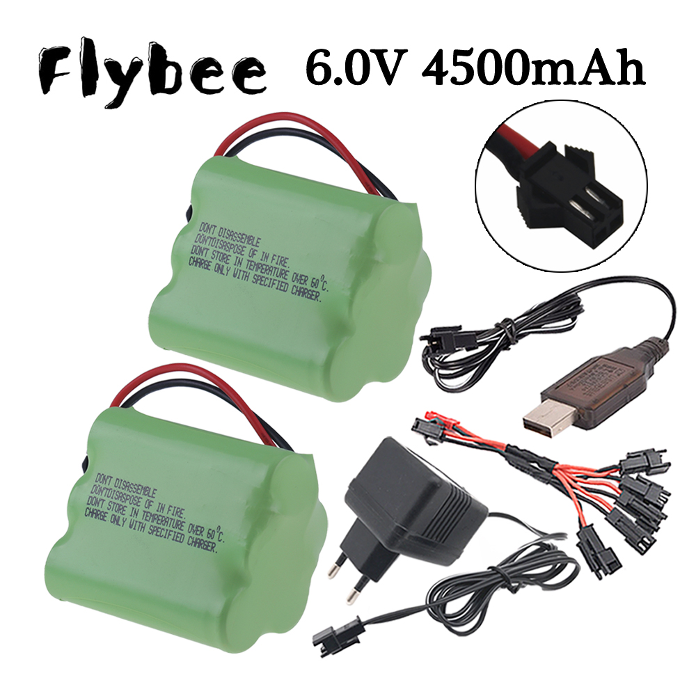 6v 4500mAh Ni-MH Battery SM Pl - Rc Hobby Boat recension och pris