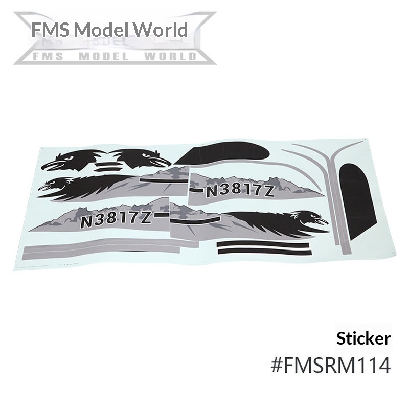 FMS RC Plane Decals For 1700mm - Rc Hobby Online recension och pris