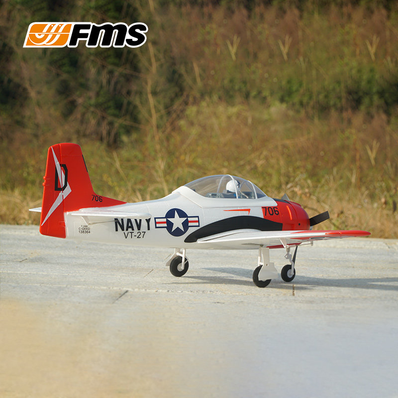 New FMS T28 Trojan 800Mm Rc Fi - Rc Planes Horizon Hobby recension och pris
