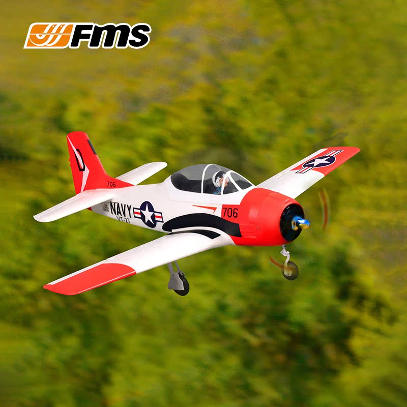 New FMS T28 Trojan 800Mm Rc Fi - Rc Planes Horizon Hobby recension och pris