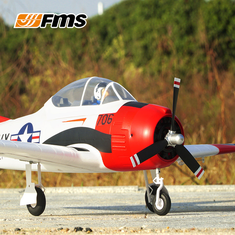 New FMS T28 Trojan 800Mm Rc Fi - Rc Planes Horizon Hobby recension och pris