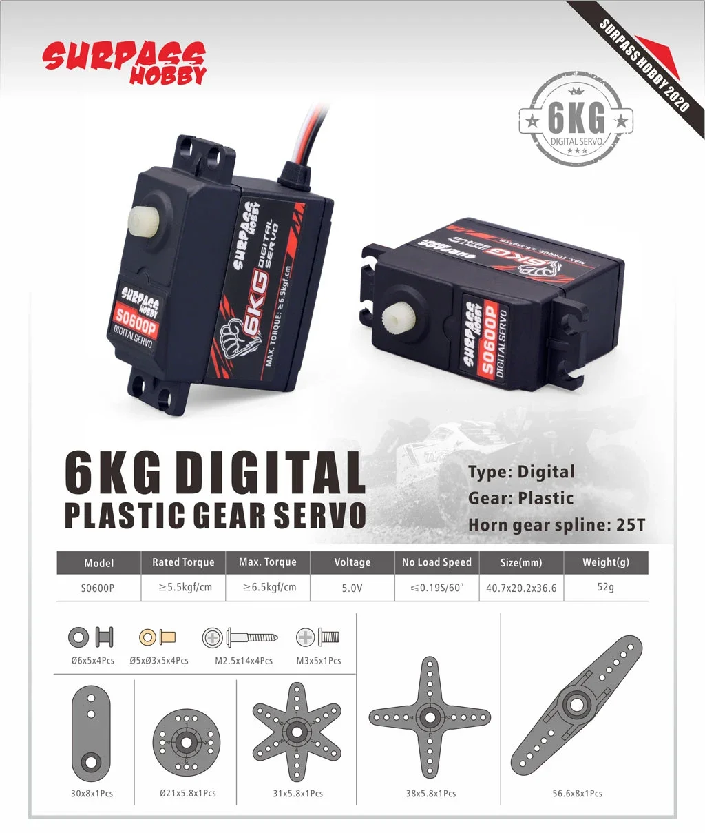 Surpass Hobby 6KG Waterproof D - Rc Hobby Online recension och pris