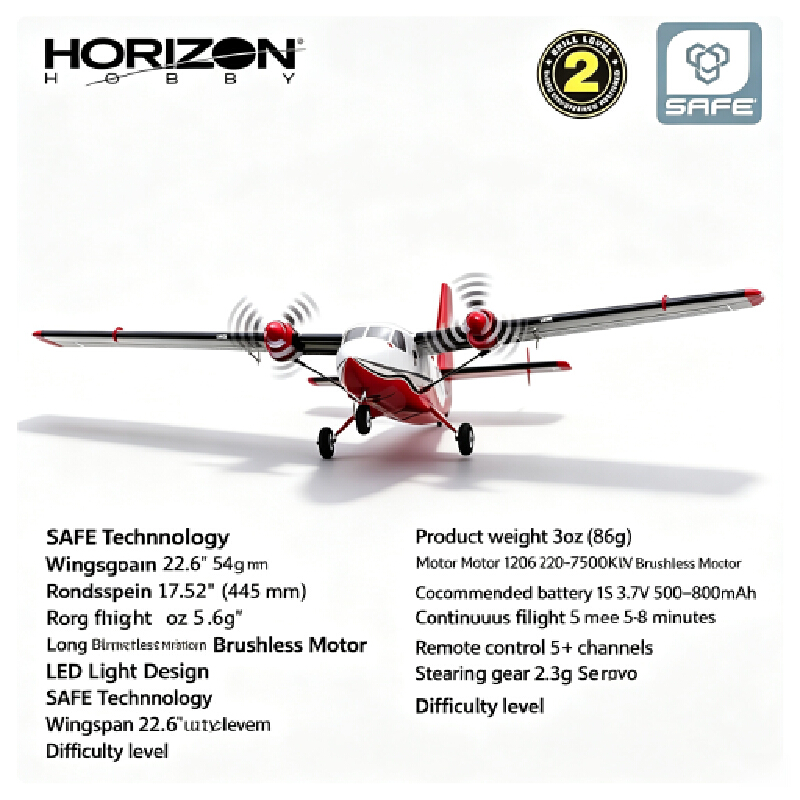 Horizon Hobby Umx Twin Otter R - Rc Planes Horizon Hobby recension och pris