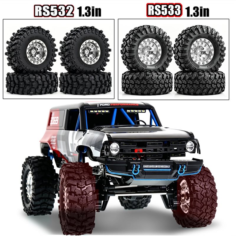 X18A-1.3 Inch RC Beadlock Whee - Rc Hobby Trucks recension och pris