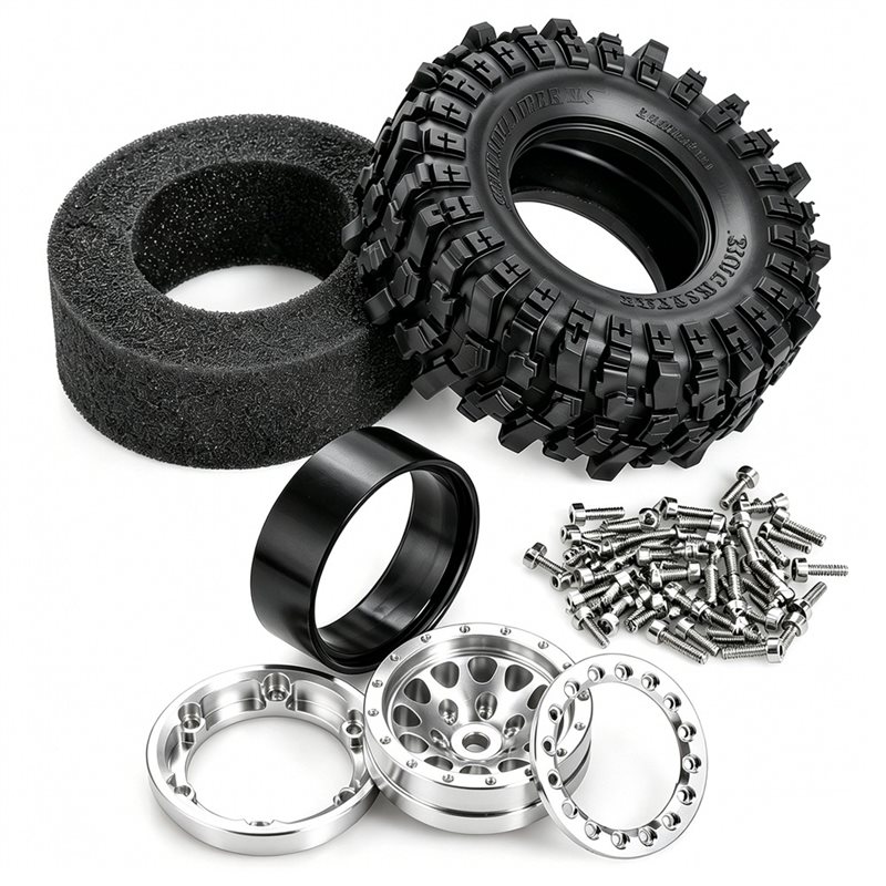 X18A-1.3 Inch RC Beadlock Whee - Rc Hobby Trucks recension och pris
