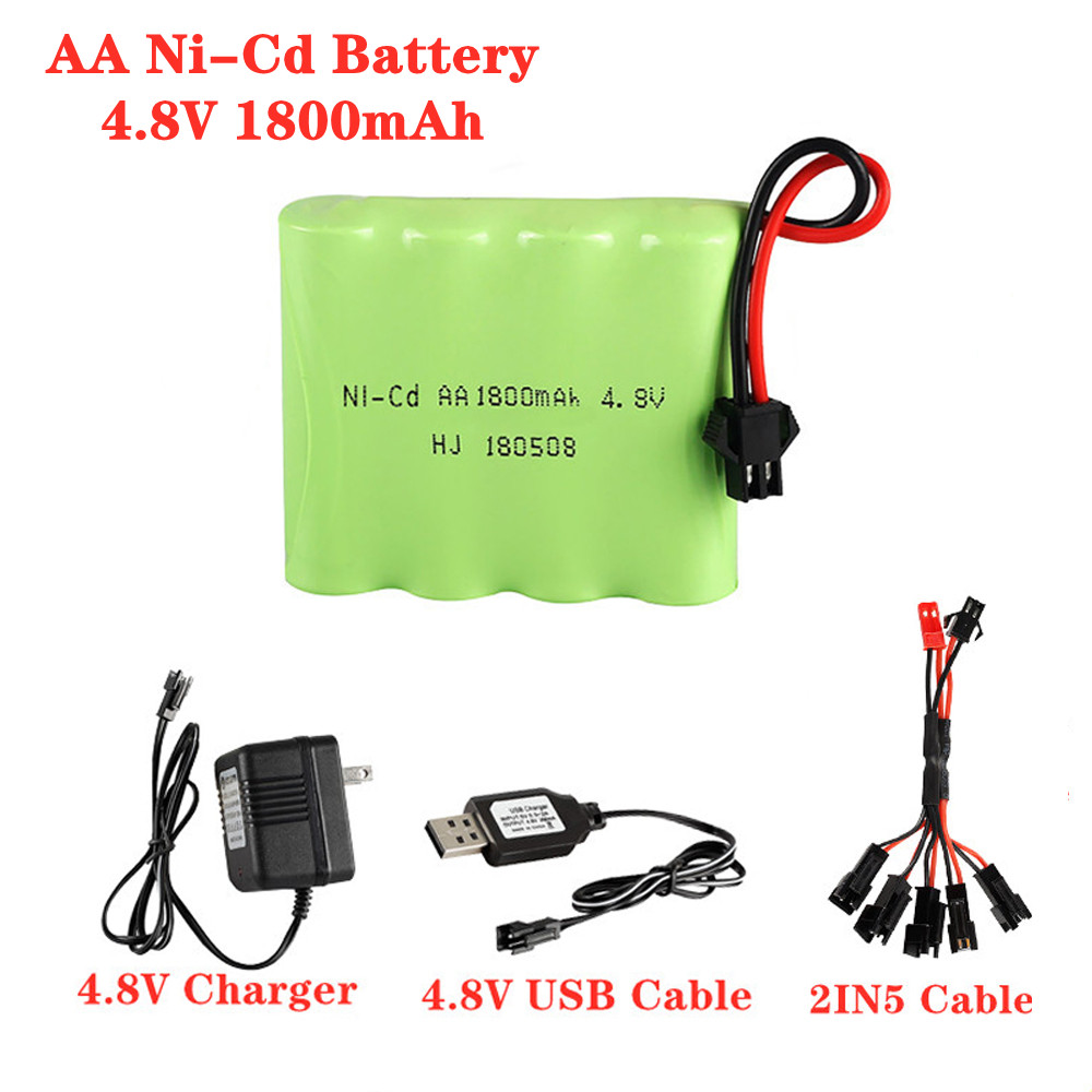 4.8V 1800mAh Ni-Cd AA Battery  - Rc Hobby Boat recension och pris