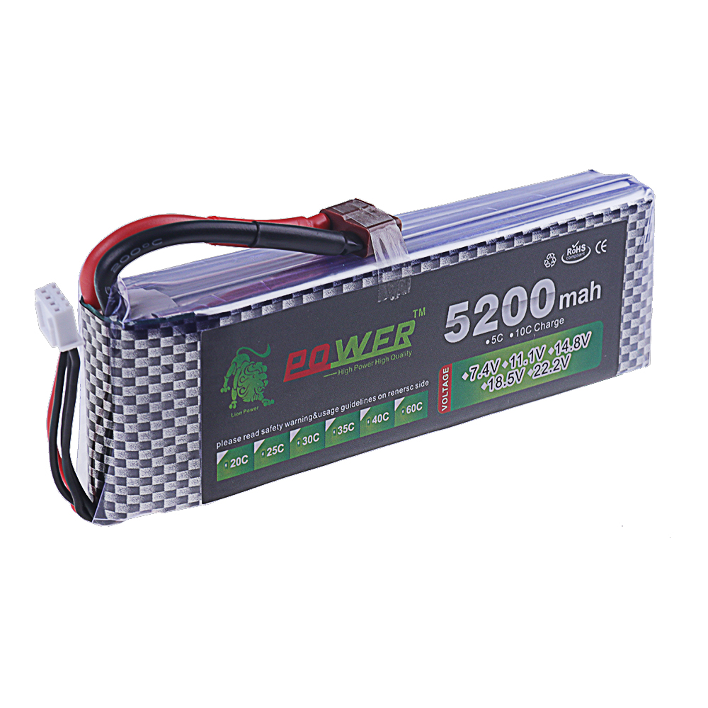 3S Lipo Battery 11.1V 5200mah  - Rc Hobby Boat recension och pris