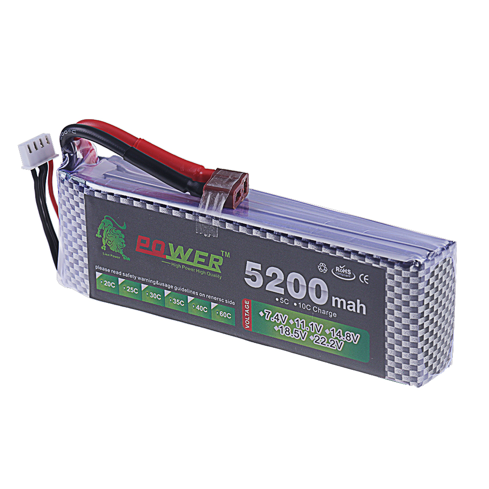 3S Lipo Battery 11.1V 5200mah  - Rc Hobby Boat recension och pris