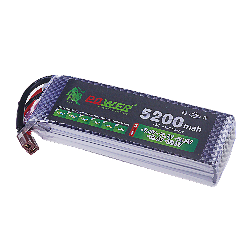 3S Lipo Battery 11.1V 5200mah  - Rc Hobby Boat recension och pris